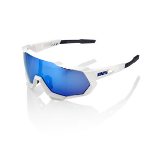 ÓCULOS SPEEDTRAP® - MATTE WHITE - HiPER BLUE MIRROR LENS