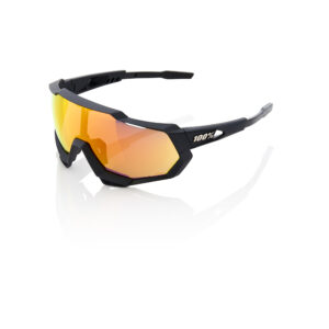 ÓCULOS SPEEDTRAP® - SOFT TACT BLACK - HiPER RED MIRROR LENS