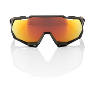 ÓCULOS SPEEDTRAP® - SOFT TACT BLACK - HiPER RED MIRROR LENS