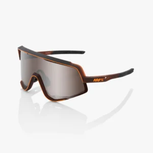 ÓCULOS GLENDALE® - MATTE TRANSLUCENT BROWN FADE - HiPER SILVER MIRROR LENS