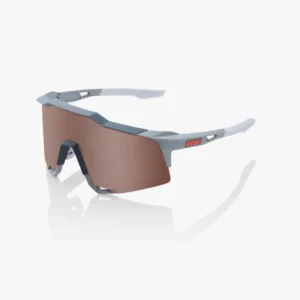 ÓCULOS SPEEDCRAFT® - SOFT TACT STONE GREY - HiPER CRIMSON SILVER MIRROR LENS