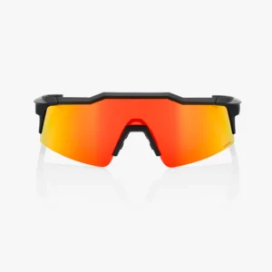 ÓCULOS SPEEDCRAFT® SL -  SOFT TACT BLACK - HiPER RED MIRROR LENS