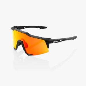 ÓCULOS SPEEDCRAFT® - SOFT TACT BLACK - HiPER RED MULTLAYER MIRROR LENS