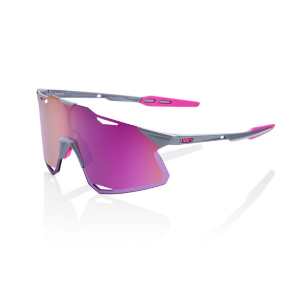 ÓCULOS HYPERCRAFT® - GLOSS LIGHT GREY - PURPLE MIRROR LENS