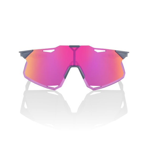 ÓCULOS HYPERCRAFT® - GLOSS LIGHT GREY - PURPLE MIRROR LENS - Imagem 2