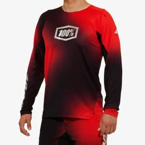 CAMISA R-CORE X LE MANGA LONGA - BLACK/RED