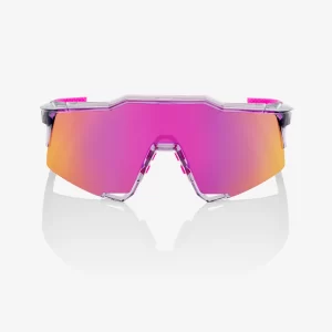 ÓCULOS SPEEDCRAFT®  - POLISHED TRANSLUCENT GREY - PURPLE MULTILAYER MIRROR LENS