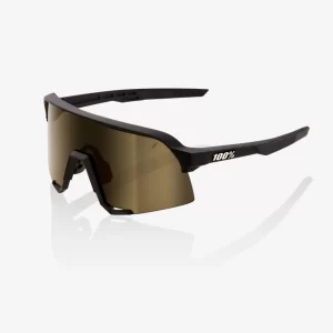 ÓCULOS S3 - SOFT TACT BLACK - SOFT GOLD MIRROR LENS