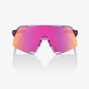 ÓCULOS S3 - POLISHED TRANSLUCENT GREY - PURPLE MULTILAYER MIRROR LENS