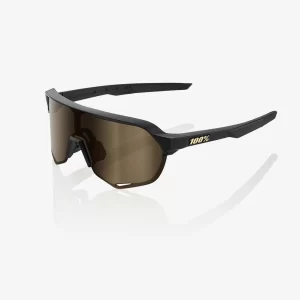 ÓCULOS S2 ® - MATTE BLACK - SOFT GOLD MIRROR LENS