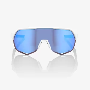 ÓCULOS S2 ® - MATTE WHITE- HiPER BLUE MULTILAYER MIRROR LENS