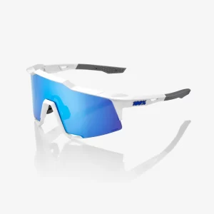 ÓCULOS SPEEDCRAFT®  - MATTE WHITE - HiPER BLUE MULTILAYER MIRROR LENS