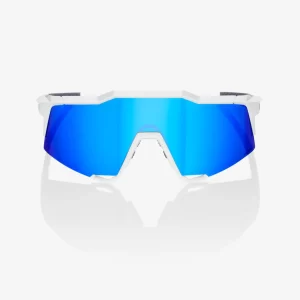 ÓCULOS SPEEDCRAFT®  - MATTE WHITE - HiPER BLUE MULTILAYER MIRROR LENS