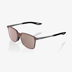 ÓCULOS LEGERE SQUARE - SOFT TACT COOL GRAY - HiPER CRIMSON SILVER MIRROR LENS