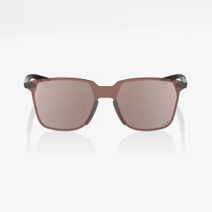 ÓCULOS LEGERE SQUARE - SOFT TACT COOL GRAY - HiPER CRIMSON SILVER MIRROR LENS