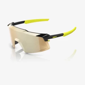 ÓCULOS AEROCRAFT® GLOSS METALLIC BLACK - GOLD MIRROR PHOTOCHROMIC LENS