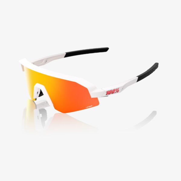 ÓCULOS SLENDALE YOUTH® MATTE WHITE - HIPER RED MULTILAYER MIRROR