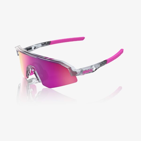 ÓCULOS SLENDALE YOUTH® POLISHED TRANSLUCENT GREY - PURPLE MULTILAYER MIRROR