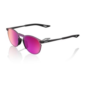 ÓCULOS LEGERE ROUND - SOFT TACT BLACK - PURPLE MIRROR
