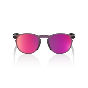 ÓCULOS LEGERE ROUND - SOFT TACT BLACK - PURPLE MIRROR